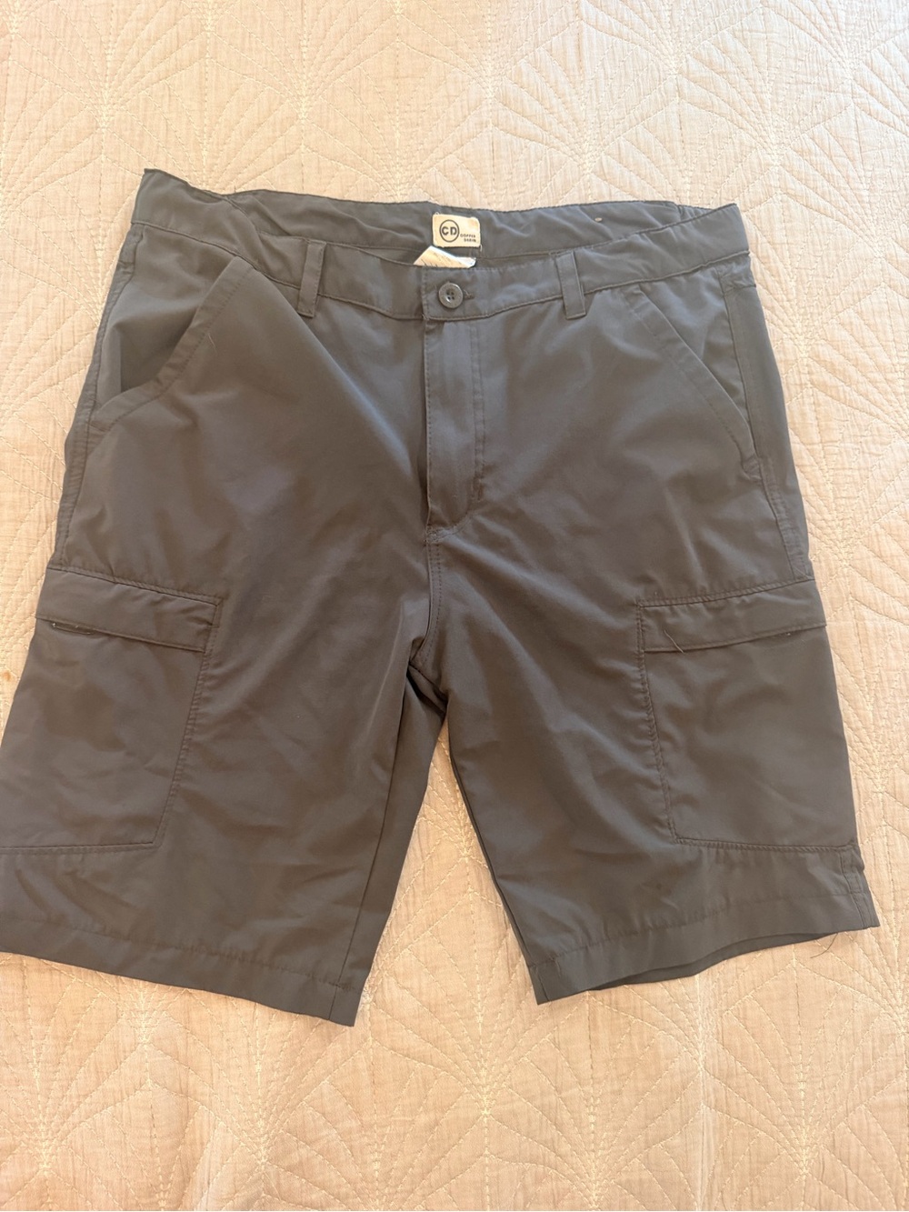 Men's Cargo Shorts in Charcoal Gray - Lightweight Utility